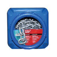 Chaînes galvanis&eacute;es par immersion &agrave; chaud, Acier au carbone, 3/8" x 45' (13,7 m) l, Calibre 30, Charge d'utilisation 2650 lb (1,325 tonne) Groupe Belzile Dickner