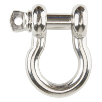 Manille d'ancrage &agrave; vis, 1/4", Cheville &agrave; vis, Acier inoxydable Groupe Belzile Dickner