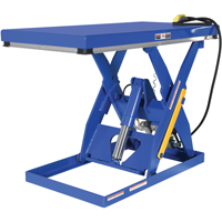 Hydraulic Scissor Lift Table, Steel, 60" L x 30" W, 3000 lbs. Cap. Groupe Belzile Dickner