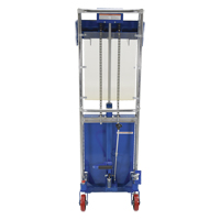 Hefti-Lift Load Stacker, Foot Pump Operated, 880 lbs. Capacity, 59" Max Lift Groupe Belzile Dickner