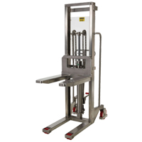 Hefti-Lift Load Stacker, Foot Pump Operated, 880 lbs. Capacity, 59" Max Lift Groupe Belzile Dickner