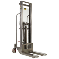 Hefti-Lift Load Stacker, Foot Pump Operated, 880 lbs. Capacity, 59" Max Lift Groupe Belzile Dickner