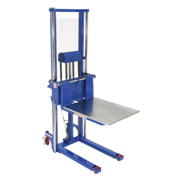 Hefti-Lift Load Stacker, Foot Pump Operated, 1500 lbs. Capacity, 63" Max Lift Groupe Belzile Dickner