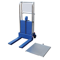 Hefti-Lift Load Stacker, Foot Pump Operated, 880 lbs. Capacity, 35" Max Lift Groupe Belzile Dickner