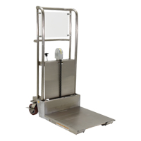Hefti-Lift Load Stacker, Foot Pump Operated, 450 lbs. Capacity, 45-5/8" Max Lift Groupe Belzile Dickner