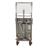 Hefti-Lift Load Stacker, Foot Pump Operated, 450 lbs. Capacity, 45-5/8" Max Lift Groupe Belzile Dickner