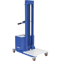 Quick Lift Stacker, Electric Operated, 400 lbs. Capacity, 57" Max Lift Groupe Belzile Dickner