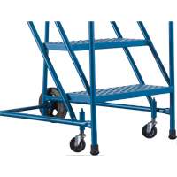 CSA-Certified Rolling Step Ladder, 5 Steps, 22" Step Width, 46" Platform Height, Steel Groupe Belzile Dickner