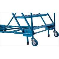CSA-Certified Rolling Step Ladder with Locking Step, 8 Steps, 30" Step Width, 72" Platform Height, Steel Groupe Belzile Dickner