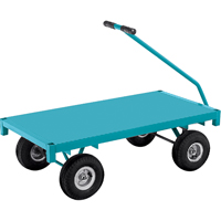 Chariots à plateforme - Chariots wagon ergonomiques à plateforme, 24" la x 48" la x Capacité 1000 lb MD187 | Dickner Inc