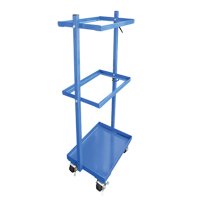 Stock Cart, Steel, 30-11/16" W x 19-1/4" D, 3 Shelves, 300 lbs. Capacity Groupe Belzile Dickner