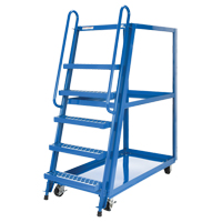 Stock Picking Cart, Steel, 27-7/8" W x 56-1/8" D, 3 Shelves, 1000 lbs. Capacity MF991 | Dickner Inc