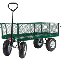 Wagons With Fold-Down Racks, 24" W x 48" L, 800 lbs. Capacity MH238 | Dickner Inc