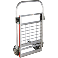 Chariot &agrave; plateforme repliable &agrave; quatre roues, Aluminium, 750 lb, 31" lo x 23-1/4" la, Hauteur 39" Groupe Belzile Dickner