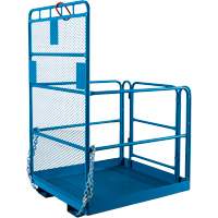 Nacelle &eacute;l&eacute;vatrice pour travail en hauteur, 48" x 48" x 72" h, Capacit&eacute; de 1000 lb, Acier Groupe Belzile Dickner