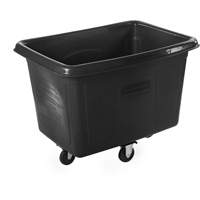 Bulk Cube Truck, Polyethylene, 44-1/16" L x 31" W x 32-1/2" H, 14 cu.ft. Volume, 500 lbs. Capacity Groupe Belzile Dickner