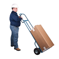 Deluxe Hi-Boy Hand Truck, P-Handle Handle, Steel, 72" Height, 700 lbs. Capacity Groupe Belzile Dickner