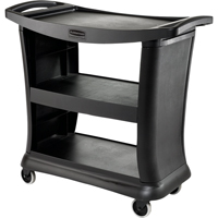 Executive Service Cart, 3 Tiers, 20" x 38" x 39", 300 lbs. Capacity Groupe Belzile Dickner