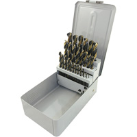 BG29 Jeu de forets JET-KUT Torque Drive, 29 morceaux, Acier rapide Groupe Belzile Dickner