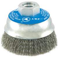 Stainless Steel Crimped Wire Cup Brush Groupe Belzile Dickner