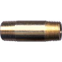 Mamelon long, Laiton, 1/4", NPT Groupe Belzile Dickner