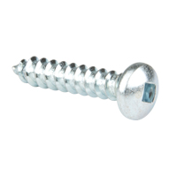 Vis taraudeuse &agrave; t&ecirc;te cylindrique, #14 x 1-1/4" lo, Zingu&eacute; Groupe Belzile Dickner