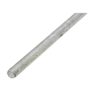 Threaded Rod, 1/4"-20, 36" L, Galvanized, Grade 2 Grade Groupe Belzile Dickner