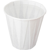 Pleated Cup, Paper, 5 oz., White MMT414 | Dickner Inc
