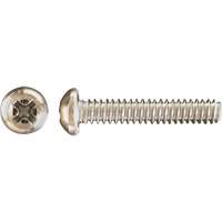 Pan Phillips HD Machine Screws, #8 x 3" L, Zinc Plated Groupe Belzile Dickner