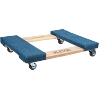 Carpeted Ends Hardwood Dolly, Wood Frame, 18" W x 24" L, 900 lbs. Capacity Groupe Belzile Dickner