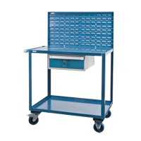Chariots de service mobiles, 2 Tiers, 24" la x 57" h x 40" p, Capacit&eacute; 1200 lb Groupe Belzile Dickner