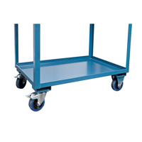 Chariots de service mobiles, 2 Tiers, 24" la x 57" h x 40" p, Capacit&eacute; 1200 lb Groupe Belzile Dickner