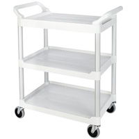 Service Utility Cart, 3 Tiers, 33" x 37" x 18", 200 lbs. Capacity Groupe Belzile Dickner