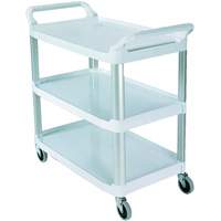 Open-Sided Shelf Cart, 3 Tiers, 40" x 37" x 20", 300 lbs. Capacity Groupe Belzile Dickner