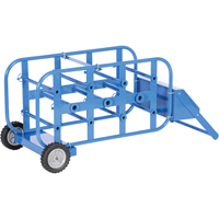 Chariot portatif pour matériaux bobinés, Acier, 11 Montants, 19-1/2" la x 43-1/4" h x 17-1/2" p, Capacité de 150 lb MN708 | Dickner Inc