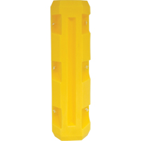 Slim Column Protector, 3" x 3" Inside Opening, 12" L x 12" W x 42" H, Yellow MO036 | Dickner Inc