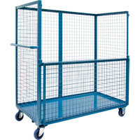 Chariot grillag&eacute; pour transport , Acier, 24" x 55" x 36", Capacit&eacute; 1200 lb Groupe Belzile Dickner