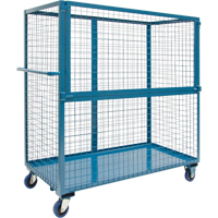 Chariot grillag&eacute; pour transport , Acier, 24" x 55" x 36", Capacit&eacute; 1200 lb Groupe Belzile Dickner