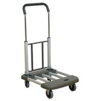 Chariot &agrave; plateforme t&eacute;l&eacute;pliante, Aluminium, 330 lb, 29-1/2" lo x 17-1/2" la, Hauteur 36-1/2" Groupe Belzile Dickner
