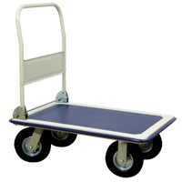Chariot &agrave; plateforme avec poign&eacute;e pliante, Acier, 660 lb, 35" lo x 23" la, Hauteur 43,5" Groupe Belzile Dickner