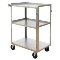 Chariots &agrave; tablette, 3 Tiers, 15-3/4" la x 32" h x 24" p, Capacit&eacute; 500 lb Groupe Belzile Dickner