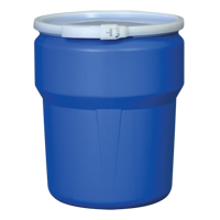 Nestable Polyethylene Drum, 10 US gal (8.33 imp. gal.), Open Top, Blue Groupe Belzile Dickner