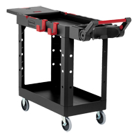 Heavy-Duty Adaptable Utility Cart, 2 Tiers, 17-3/4" x 36" x 46-1/5", 500 lbs. Capacity Groupe Belzile Dickner