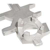 Cl&eacute; pour baril, Ouverture de 3/4"/2", Poign&eacute;e 9-1/2", Acier inoxydable Groupe Belzile Dickner