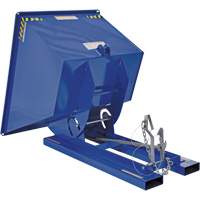 Conteneur autobasculeur, Acier, 1 vg³, Bleu Groupe Belzile Dickner