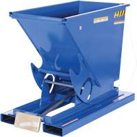 Self-Dumping Hopper, Steel, 1/3 cu.yd., Blue Groupe Belzile Dickner