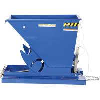 Self-Dumping Hopper, Steel, 1/3 cu.yd., Blue Groupe Belzile Dickner