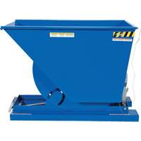 Self-Dumping Hopper, Steel, 3/4 cu.yd., Blue Groupe Belzile Dickner
