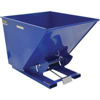 Self-Dumping Hopper, Steel, 2 cu.yd., Blue Groupe Belzile Dickner