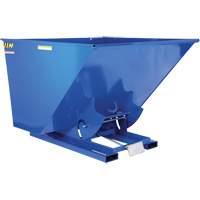 Self-Dumping Hopper, Steel, 2-1/2 cu.yd., Blue Groupe Belzile Dickner